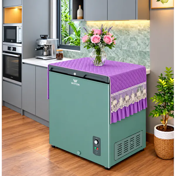 Premium Deep Fridge Cover (Purple)