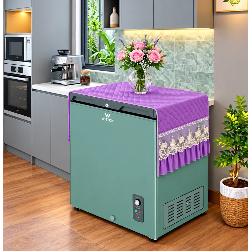 Premium Deep Fridge Cover (Purple)