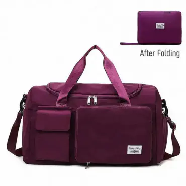 New Travel Bag (Purple Red)