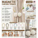 (13 Pcs) Luxury Magnetic Curtain Holder