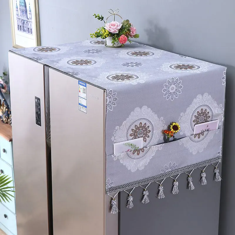 Double Door Fridge cover (Ash)