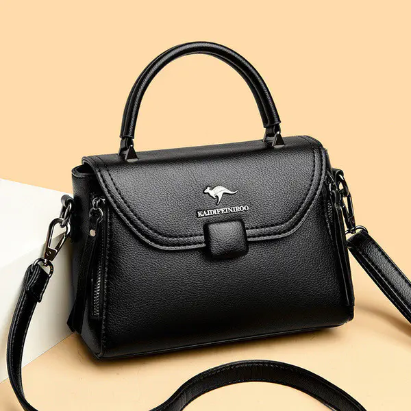 High Quality Handbag Kangaroo (Black)
