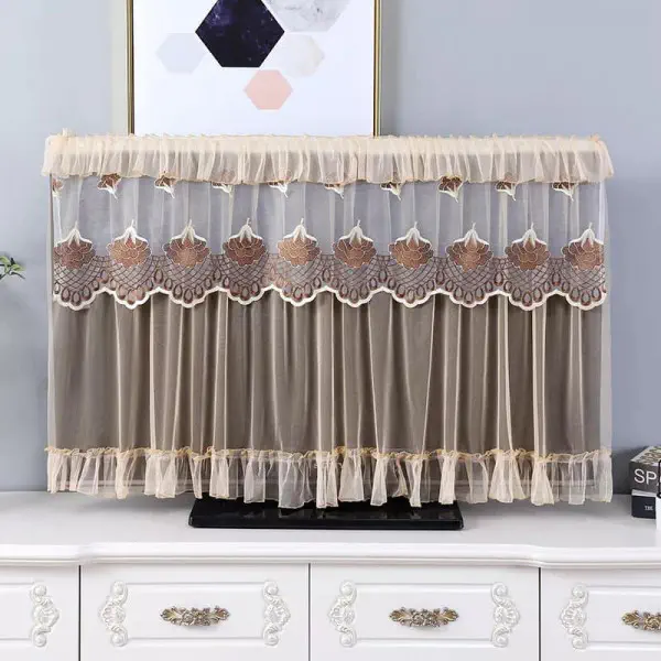 Dustproof TV Cover (Coffe)