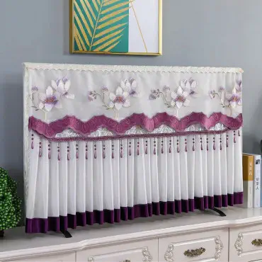 Quality Dust Proof TV Cover (Purple)