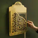 Wall Mounted Quran Shelf (Golden)