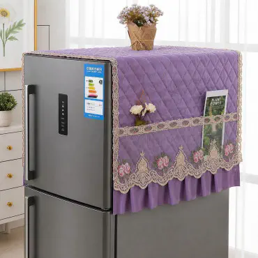 Premium Single Door Fridge Cover (Purple)