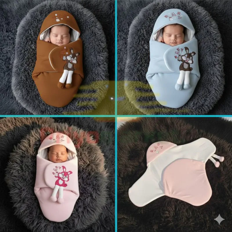 Winter Baby Care Blanket (৩ পিচ)