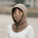 Winter Full Face Mask(Brown)