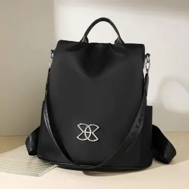 Women Large Capacity Outdoor Tote Bag ( Black )