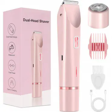 Dual head bikini trimmer 2-In-1