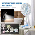 Rechargeable Folding LED Fan Light