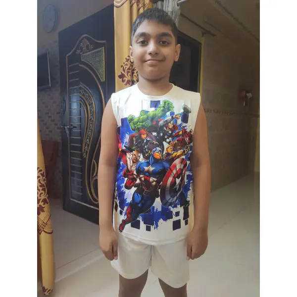 KIDS 3D T-SHIRT COMBO 08 HALF SLEEVE BOYS & GIRLS (SUBLIMATION PRINT)-AFC16