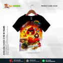 Angry Birds Half-sleeve 3D Sublimation T-shirts For kids -AF085