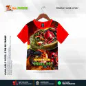 Iron Man Vs Hulk Half-sleeve 3D Sublimation T-shirts Set For kids - Code: AF61