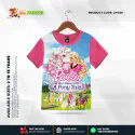   Barbie Half-sleeve 3D Sublimation T-shirts For kids -AF056    