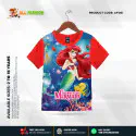 The Little Mermaid Half-sleeve 3D Sublimation T-shirts Set For kids -AF061