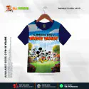 Mickey Mouse Half-sleeve 3D Sublimation T-shirts Set For kids - Code: MB34