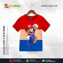 Mario Half-sleeve 3D Sublimation T-shirts Set For kids - Code: AF05