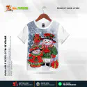 Snow White Half-sleeve 3D Sublimation T-shirts Set For kids - AF080