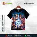Avengers Half-sleeve 3D Sublimation T-shirts Set For kids -AF085