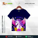 Unicorn Half-sleeve 3D Sublimation T-shirts Set For kids - Code: AF30