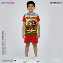 Iron Man Vs Hulk Half-sleeve 3D Sublimation T-shirts Set For kids - Code: AF61
