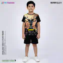 Batman Half-sleeve 3D Sublimation T-shirts Set For kids - Code: AF09