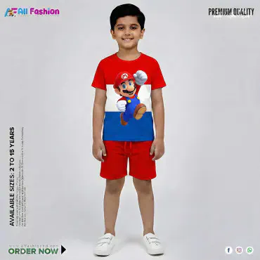 Mario Half-sleeve 3D...