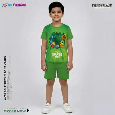  Bugs Life Half-sleeve 3D Sublimation T-shirts For kids - Code: MB19