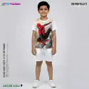  Spider-Man Half-sleeve 3D Sublimation T-shirts Set For kids - Code: MB02