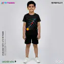  Earth Half-sleeve 3D Sublimation T-shirts For kids- Code: AF10