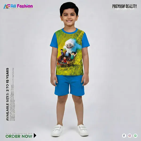   Avobi Ni Avole Half-sleeve 3D Sublimation T-shirts For kids - Code: MB10