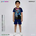 Captain America Half-sleeve 3D Sublimation T-shirts For kids - Code: AF25