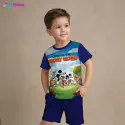 Mickey Mouse Half-sleeve 3D Sublimation T-shirts Set For kids - Code: MB34