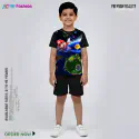 Super-Mairo Half-sleeve 3D Sublimation T-shirts Set For kids - Code: MB40