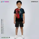 Spider Half-sleeve 3D Sublimation T-shirts Set For kids - Code: AF53