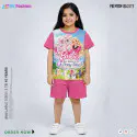   Barbie Half-sleeve 3D Sublimation T-shirts For kids -AF056    