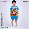 Masha Beer Half-sleeve 3D Sublimation T-shirts Set For kids -Code: AF95