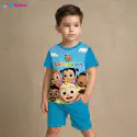 Cocomelon Half-sleeve 3D Sublimation T-shirts Set For kids - AF31