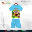 Motu Patlu Half-sleeve 3D Sublimation T-shirts Set For kids -Code: AF96