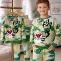 Cemo Tiger Full Sleeve Sweatshirts Set For Kids (2Y-15Y)