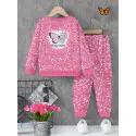 Happiness Butterfly Full Sleeve Sweatshirts Set For Kids (2Y-15Y)