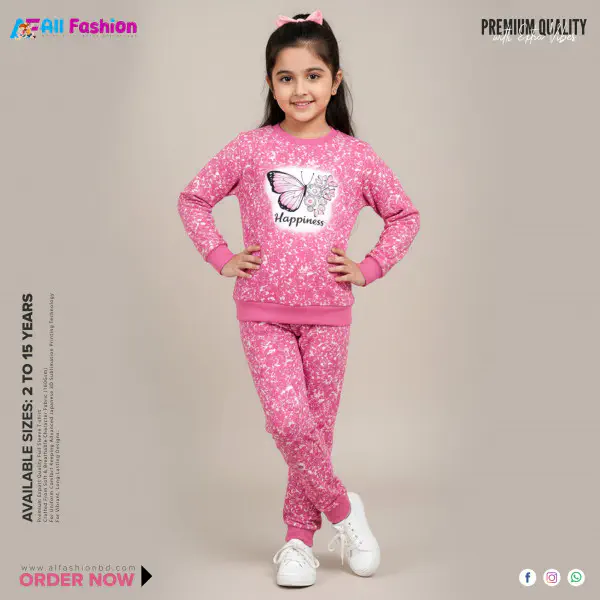 Happiness Butterfly Full Sleeve Sweatshirts For Kids (2Y-15Y)