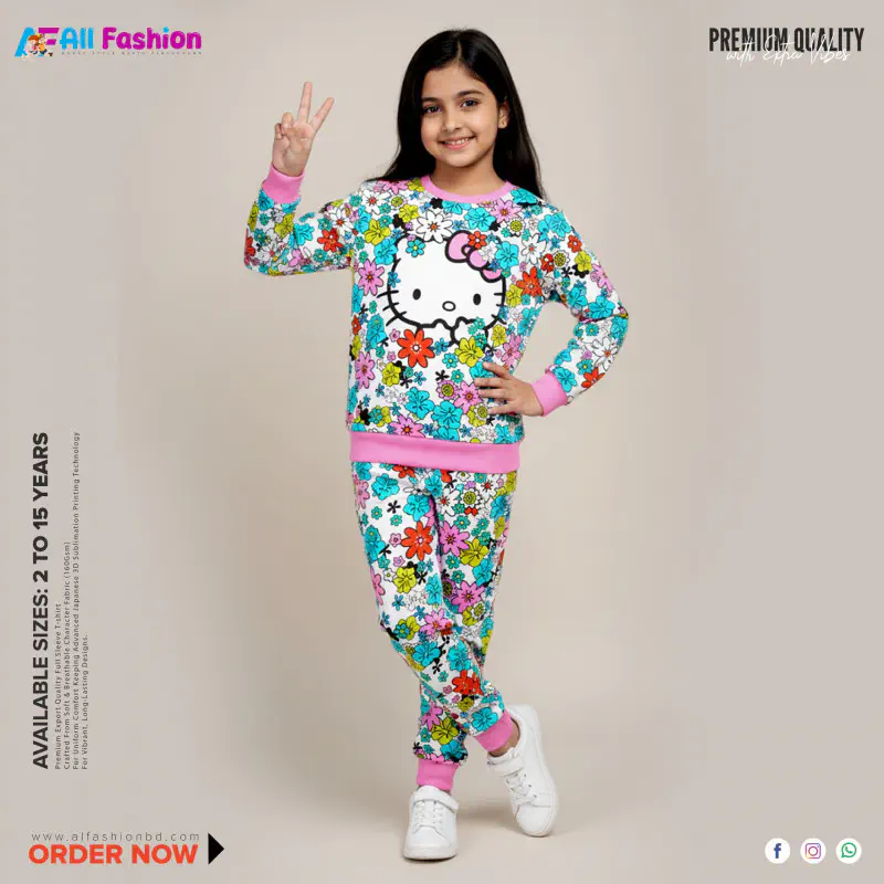 Hello Kitty Full Sleeve Sweatshirts For Kids (2Y-15Y)