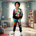 Art Football Full Sleeve Sweatshirts For Kids (2Y-15Y)