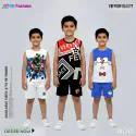Classic Luxury Maggie T-Shirt Combo Set For Kids -CM01