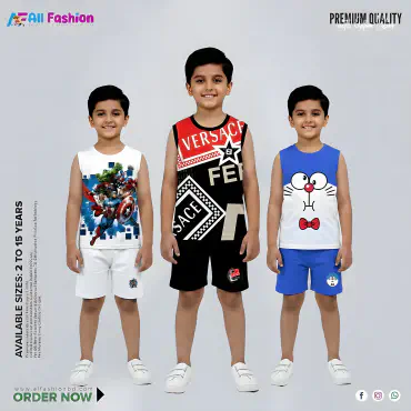 Classic Luxury Maggie T-Shirt Combo Set For Kids -CM01