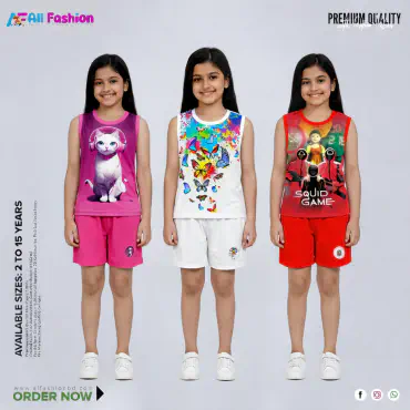 Classic Luxury Maggie T-Shirt Combo Set For Kids -CM10