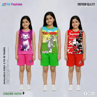 Classic Luxury Maggie T-Shirt Combo Set For Kids -CM11