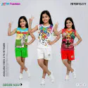 Classic Luxury Maggie T-Shirt Combo Set For Kids -CM14
